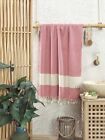 Aegean Concept Fringe Beach Bath Towel 37x73 argyle Diamond Turkish Cotton 20pcs