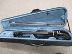 Cecilio Silent Violin Black W  Bow   Case Not Working Sold As-is For Parts