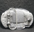 Wi11129  nos  Vintage 1995   case International Harvester   Harvest Belt Buckle