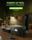 2400w 1843 2wh Power Station Portable Solar Generator Rv Lifepo4 Backup Battery