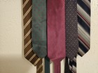 Lot Of 5 Mens Silk Ties Nautica Don Loper Resilio Sean John Damon Vintage Stripe