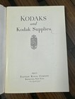 1920 Kodaks And Kodak Supplies Catalog Eastman Kodak Camera Brownie Original