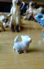 Mid Century Hagen-renaker White Persian Kitten Figurine