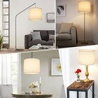 White Lamp Shade  Large Drum Lampshade 13  Top X 13  Bottom X 11  High  spide   