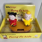 Solar Powered Swinging Bobble Cute Kung Fu Kids Toy
