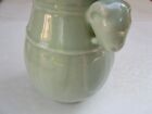Antique Vase 19th Century Longquan Celadon Hu Form Qing Dynasty Chinese Pottery