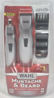12 Pc Set Wahl   Mustache   Beard Hair Trimmer  Bonus Nose Trimmer Mens New Kit  