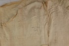 Vtg 1899 Ide Men s 16 Ivory Collarless Raw Silk Button Down Dress Shirt