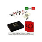 Da Vinci Palermo 100  Plastic Playing Cards - Poker Size Jumbo Index