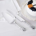 Keawell Gorgeous Wedding Cake Knife And Server Set  18 10 Stainless Steel  Fi   