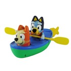 Pull And Go Canoe Bath Toy Set - Bluey   Bingo Water Play For Kids 18m 