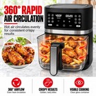 Glass Air Fryer  Clear View Window  Cook Crispy   Healthy Oil-free Meals At Home