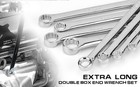 8pc Extra Long Double Box-end Wrench Set Metric 8   24 Mm 15   Offset 12-point Cr-v