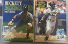 Beckett Baseball Monthly Card Magazines 1990 Jan dec  Price Guide Lot Of 12
