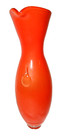Mcm Mid Century Modern Art Glass Pitcher With Tear Drop  11 7 8  Tall X 5   