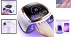 Uv Nail Lamp  180w Led Nail Dryer For Gel Polish  Touch Screen  42 Beads