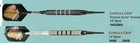 New  Bottelsen  gorilla Grip - 18g   soft Tip  Darts    Model   184ggbks   184sb