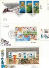 Israel 1998 Complete Year Set Fdc Tabs
