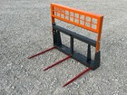 Berlon 32  Triple Hay Bale Spear Attachment Fits Skid Steer Tractor Quick Attach