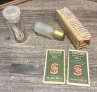 Vintage Set Of Misc  Singer Needles  Lightbulb  Needle Threader   Gauge 0-5 Read