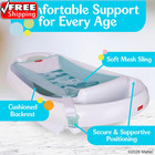 3-n-1 Grow With Baby Infant To Toddler Bath Tub With Supportive Sling