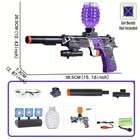 Splatter Bead Gun Purple 1911 Electric Gel Balls Blaster Automatic Orbeez Blaste