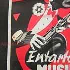 1944 Ww2 Usa America Entartete Music Monkey Saxaphone War Propaganda Poster G137