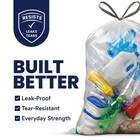 Plasticplace 13 Gallon Extra Tall Drawstring Trash Bags -clear  Case Of 200 Bags