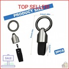 2pcs Car Key Chain Clip  Leather Keychain Key Fob Keychain  Key Chain Rings For