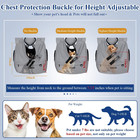 Dog Carrier Sling For Small Pet 7-15 Lbs  Hands Free Front Facing Cat Sling Ches