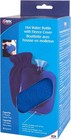Carex Hot Water Bottle With Cover  Rubber - Heat Therapy And Cold Therapy - For