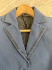 Cavalleria Toscana Show Coat It40 Blue With Black Braided Trim