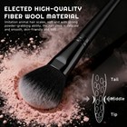 Clrdzn Makeup Brush Set  62pcs Brushes Set Professional  Black
