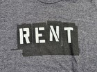 Rent Broadway Musical Shirt Gray Size Medium Gray Color 