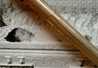 Antique Post Mortem Photo Child In Coffin W Flowers Postmortem Baby W Dark Hair