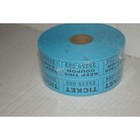 Roll Of 2000 Blue Double Stub Raffle Tickets Split The Pot 50 50 New