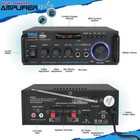 Pyle Wireless Bt Stereo Power Amplifier-100wx2 Blue Series Compact And Audio