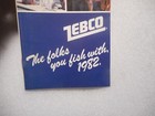 Nice Vintage 1982 Zebco Fishing Catalog 