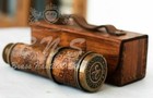 Telescope Marine Nautical Maritime Antique Brass Pirate Spyglass Vintage