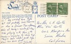 Las Vegas  Nevada Nv The Sands 1956 Grand Junction  Co Chrome Vintage Postcard