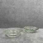Vintage Dunes Hotel Las Vegas Glass Ashtray Set Of 2 Casino Memorabilia Ribbed