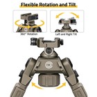Hunting Rifle Bipod Quick Detach Mount 8-11 Inches Adjustable For Picatinny Rail
