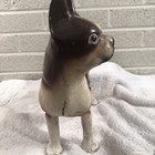 Vintage Large Antique Hubley Cast Iron Boston Terrier Dog Door Stop 10 5 Inch