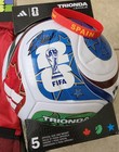 Cristiano Ronaldo Signed Fifa World Cup Soccer Ball coa red  Bag spain Wristband