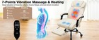 Heated Office Chair Massage Desk Chair With Heat 400lbs Executive