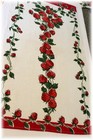 3 Vintage Strawberry Red Kitchen Dish Towels  Cotton   Linen Vivid Exc  Condit 