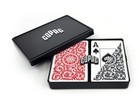 Copag 1546 100  Plastic Playing Cards - Bridge Size Jumbo Index Black red