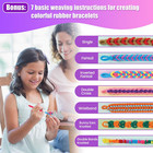 Kids Art And Craft Kit  Rubber Band Bracelet Make Toy  Cat Weaving Comb  1000  C