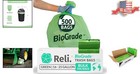 Astoundingly Strong Biodegradable Trash Bags 500 Count   Green Waste Solution