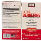 Fat Loss  Metabolism  Blood Sugar Force Factor Ultra Berberine 30 Capsules